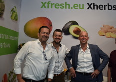 Michiel Groenewegen, Paul Vroombout en Marcel Schers van Xfresh.