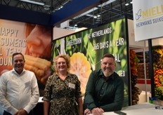 Giel Hermans, Marijke Smedts en Con Storm van Hermans Suikermais. Suikermais is nog steeds een enorme groeimarkt.