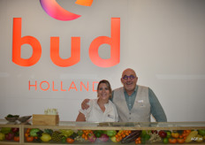 Sanne Vermeulen en Peter Hobert van BUD Holland