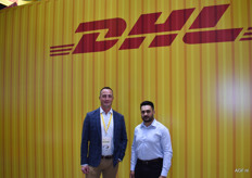 Ivo Koopmans van  DHL Global Forwarding en Kamran Butt van de firma HTP Fresh