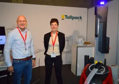 Ludo Bekaert en Nina Daems van Tallpack. Tallpack viert dit jaar zijn 25 jarig bestaan.