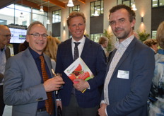 Rutger Lommerse (Greenports Nederland), Arne Weverling (VVD) en Petrus Postma (Bloc)