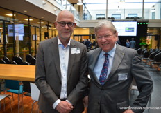 Rien van Tilburg van het Clusius College en Hermen de Graaf, Statenlid CDA Noord-Holland