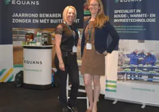 Marjolijn Smits en Nancy van Loon van Equans Refrigeration.