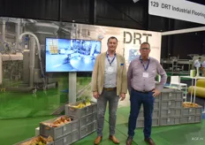Henk Bergsma en Wilco Peters van DRT Industrial Flooring.