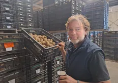 Carel Jansen staat op de Noord-Hollandse markten met aardappelen