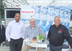 Walter Strik, Dvid de Wit en Henk Mooij van Honeywell