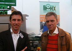 Bas Willemse en Jan van Hoef. Jan van Hoef is/wordt de nieuwe directeur van Limex.