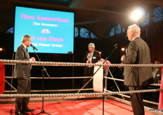 Tweede debat werd gevoerd door Art van Duyn (Dutch Flower Group) en Theo Ammerlaan (Coöperatievoorzitter The Greenery)