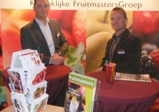 Aanbodmedewerkers Harrie Jonker en Hans Lodder van Fruitmasters