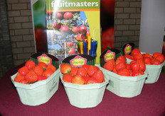 Prestige aardbeien bij de Fruitmasters stand