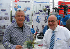 "Henk Mooij van Johnson en David de Wit van Tyco Valves & Controls. "Export is een groeiende markt"."