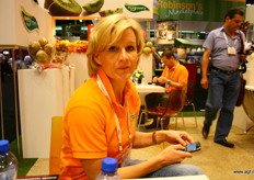 Yvonne Geurten was deze keer ook in de VS. Alle Greenery mensen hadden zich gekleed in een oranje polo. Opvallender kon haast niet