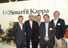 The crew van Smurfit Kappa op de stand tijdens de Horti Fair.