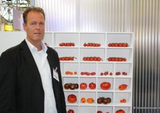 Teler Rob van Marrewijk van Green Seeds met nieuwe tomatenvarieteiten