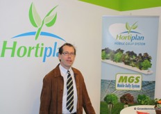 Marc Goene van Hortiplan, dat de Marketing Cup won.