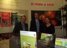 Arie van de Wijgert, Rob den Ouden en Yfke Beetsma met Ferm-o-Feed / Fertiplus.