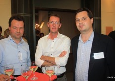 Hein Dick (Begro), Steve De Backere (D'arta) en Yves De Vinck van Dicogel