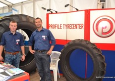 Jan Arie de Jong en Marcel Wisse van Profile Tyrecenter Rinus Roon