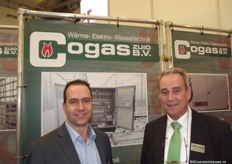 Pascal Janzen and Henk Daniëls of Cogas-Zuid