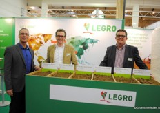 Three times Legro: Henk Berendsen, Arjan Roelen and Dorus Verhoeven. The company is active with cocos and notices there's more and more attention for that.