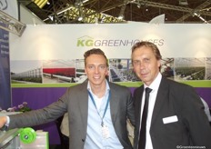 Floris Berkhout and Jos van der Helm van KG Greenhouses