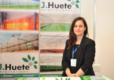 The booth of Spanish greenhouse builder J. Huete.