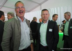 Bram Hanemaaijer (Agro Adviesburo) met Bert van der Lugt (Plantenkwekerij van der Lugt)