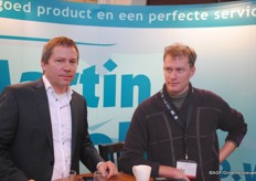 Kees Suurd van Martin Stolze en Stefaan van Daele van demtec. Demtec is een belgische machinefabriek en Martin Stolze is daar de Nederlandse en Duiste Dealer van.