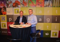 De heren van Smart Packaging Solutions, André Giet en Martijn Fluyt. Het bedrijf is een van de grote jongens in de productie van massief karton.