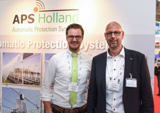 Teus de Jong of Fruit Security Holland and Robert Vink of Alumat Zeeman.