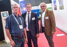 Rob Vandersteen of Zwart Systems Canada together with Ronald Haket and Gerben de Jong of Elktravon Haket.