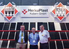 Alfred Boot, Paul Greenhalgh and Bernhard Aichele of HerkuPlast.