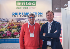 Giovanni Steinweg of Irritec and Luigi Pezzon of PATI Plastics.