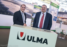 David Hernandez and Alberta Galdos of Ulma Greenhouse Structures.