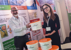 Mehmet Yula and Sezin Tezcan of Turkish shading paint manufacturer Dogal.