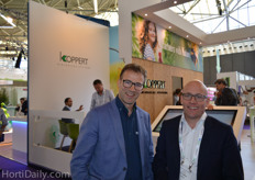 Maren Schoormans of Koppert Biological Systems and Alexander van der Heiden of Incotec