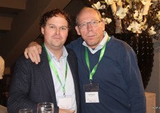 Laurens Woudstra van SFM Logistics met Jack Bezemer van Orange DLS