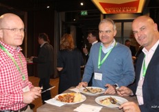 Jacob Blokker (Blokker), Gert jan van Geest (Eminent) en Peter van der Veeken (N&S)