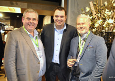 Gerard Wolfs (Global Fresh Trade), Izak Heijboer en Jos de Wit