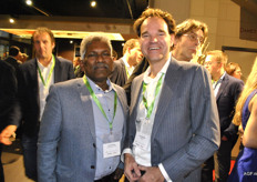 Kris Charan (GroentenFruit Huis) en Joost Derks (NBWM)