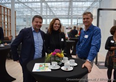 Maarten Prins (Rabobank Zuid-Holland), Marlies van der Vlugt (Hest Advies) en Bert van Ruijven, Arcadia BV