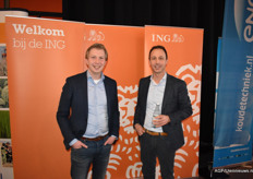 Marcel Strating en Gezinus Knijp van de ING Bank