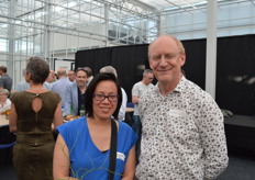 Amelia Oei (Rotterdam Food Cluster) en Wouter Verkerke (Wageningen University and Research)