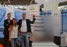 Lucien Knetemann and Jorn Hebels from Glasimport Greenhouses had a Spanish visitor: Rebeca Gallar from Looije Aguilas.