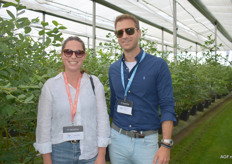 Isabelle Eijgel van Superunie met Daan van der Giessen van SanLucar