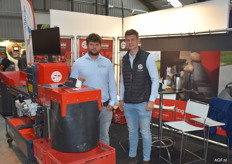 Robert en Bart Broeders van GeJo, leverancier van de Smart Grader optische sorteermachine.