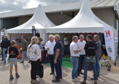 Bij Kleinjan's Aardappelhandel bv was het doorlopend druk op de stand.