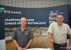 Emiel Groffen en Frank Vanaeert van Equans zien veel interesse in het condensdrogen. 