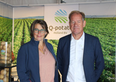 Het team van Q-Potato Holland met Margreet Gijlers en Dan Koch